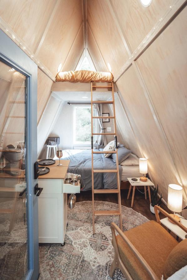 Ferienwohnung Blue Brambler Glamping A-Frame Rockbridge Exterior foto