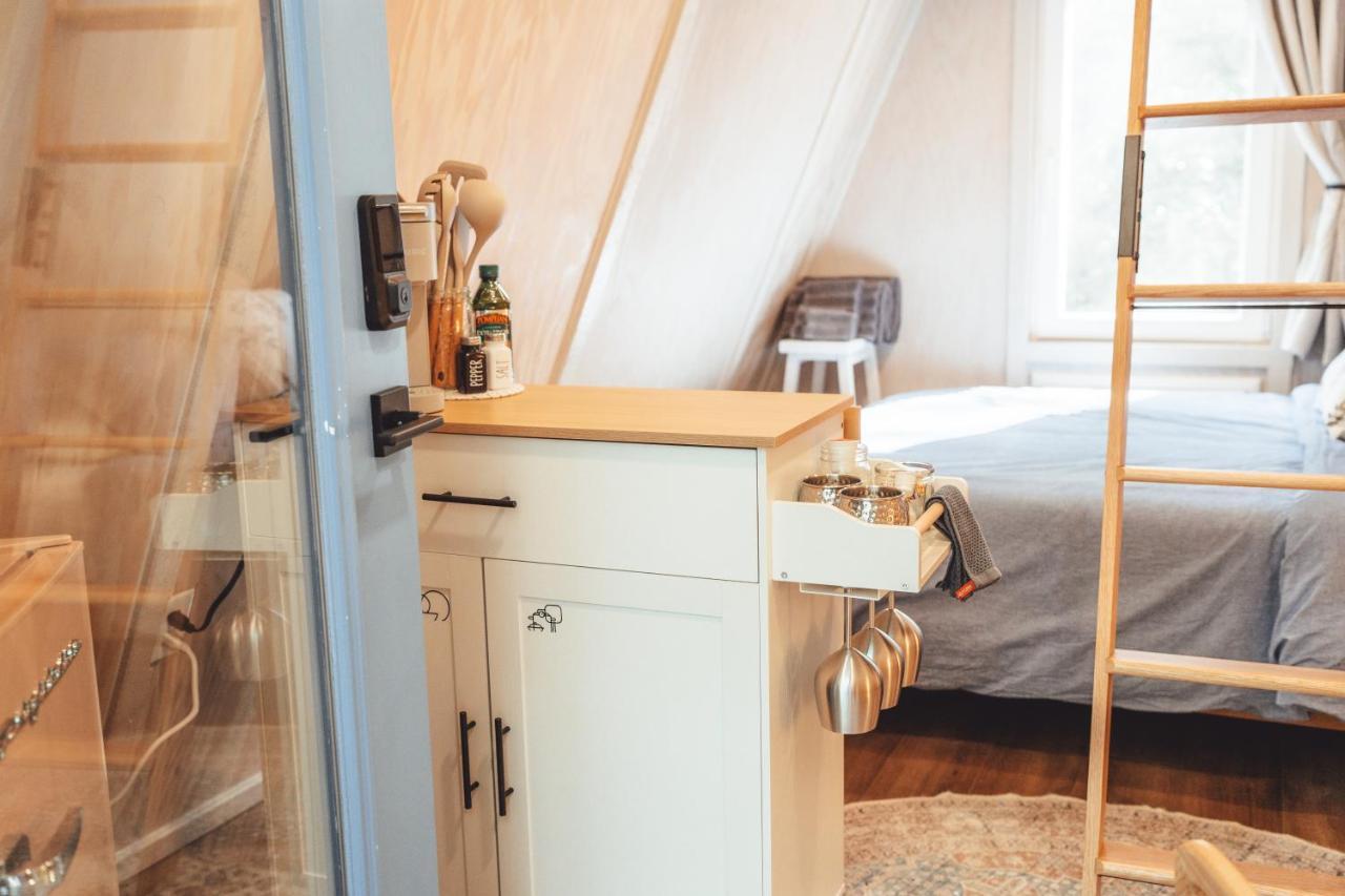Ferienwohnung Blue Brambler Glamping A-Frame Rockbridge Exterior foto