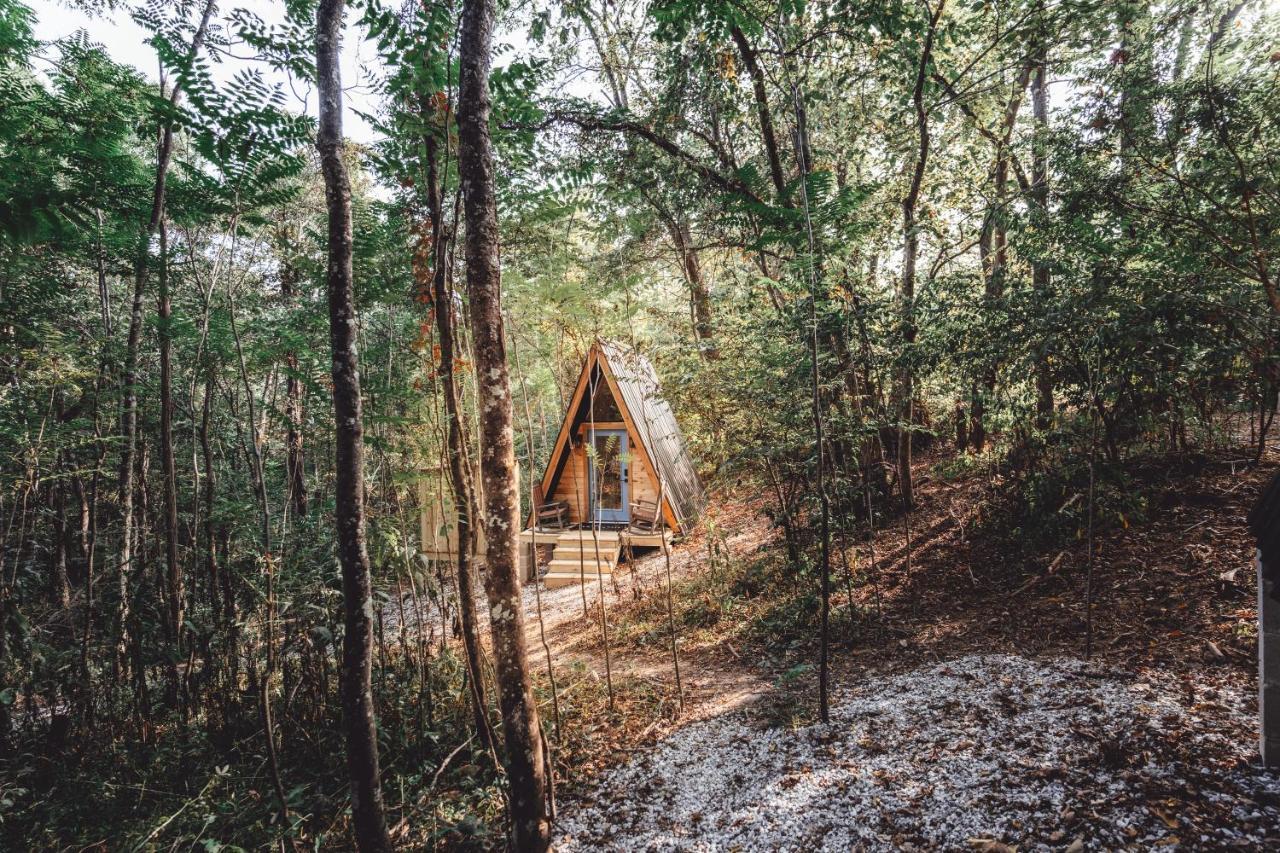 Ferienwohnung Blue Brambler Glamping A-Frame Rockbridge Exterior foto