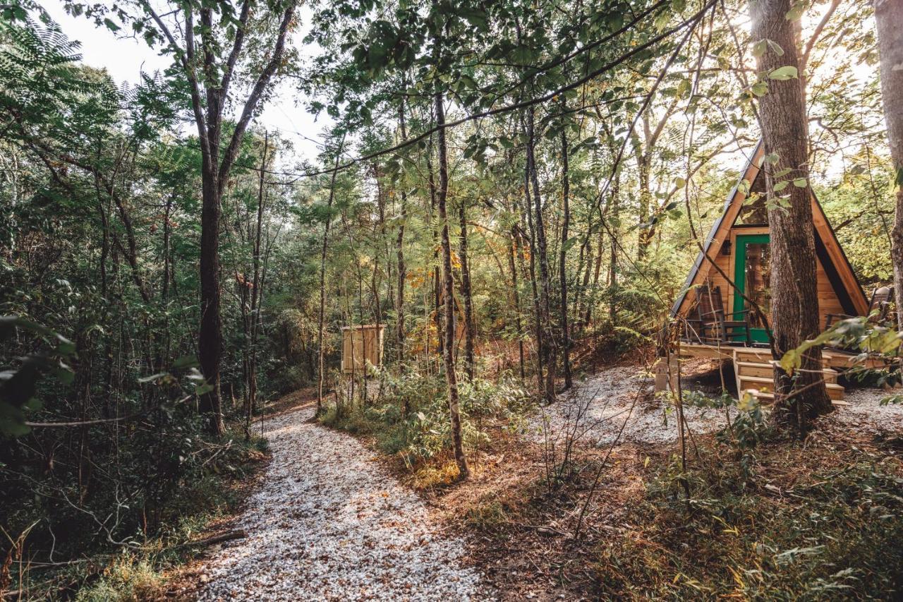 Ferienwohnung Blue Brambler Glamping A-Frame Rockbridge Exterior foto