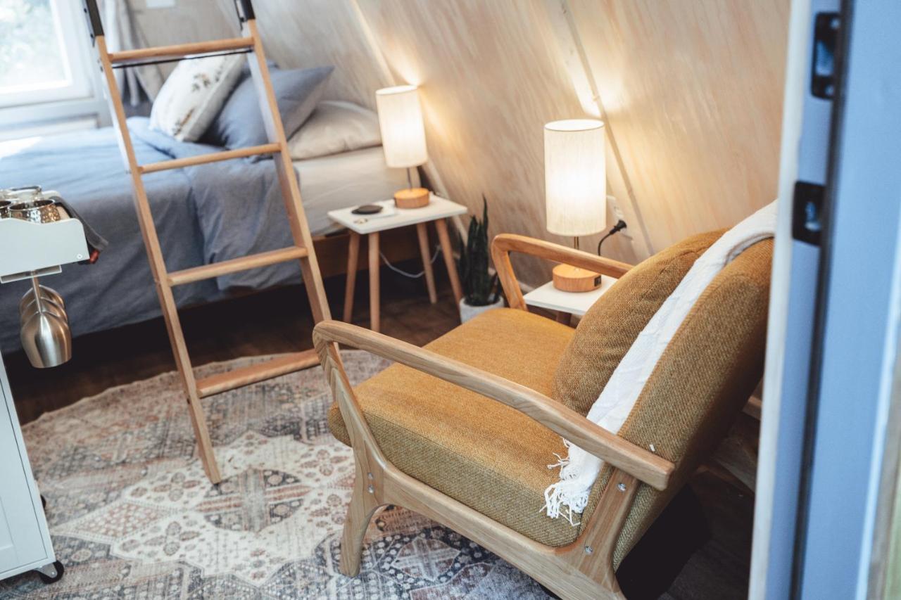 Ferienwohnung Blue Brambler Glamping A-Frame Rockbridge Exterior foto