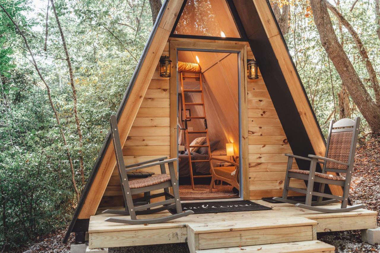 Ferienwohnung Blue Brambler Glamping A-Frame Rockbridge Exterior foto