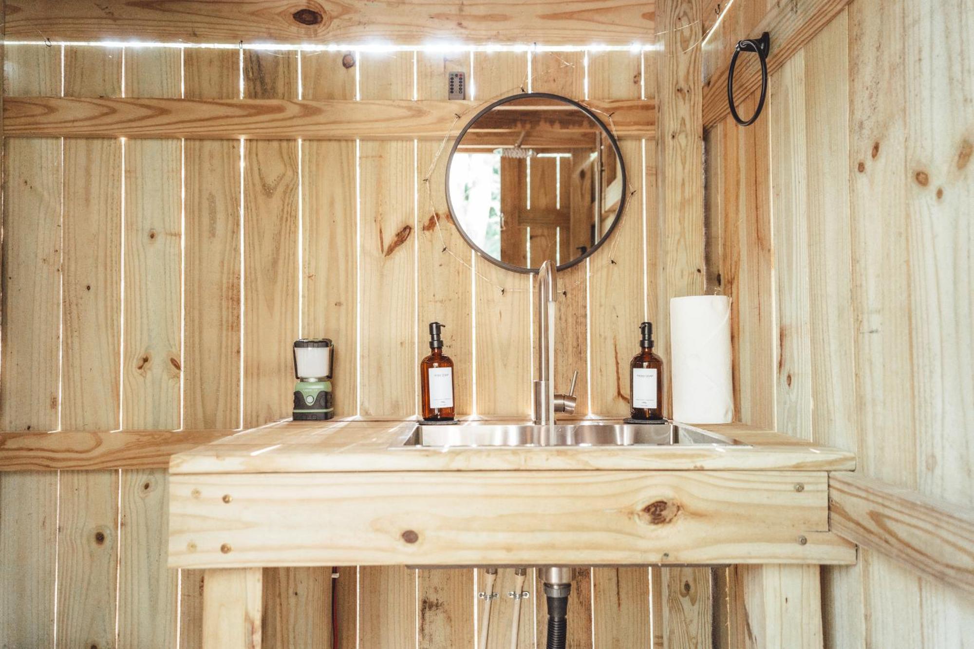 Ferienwohnung Blue Brambler Glamping A-Frame Rockbridge Exterior foto