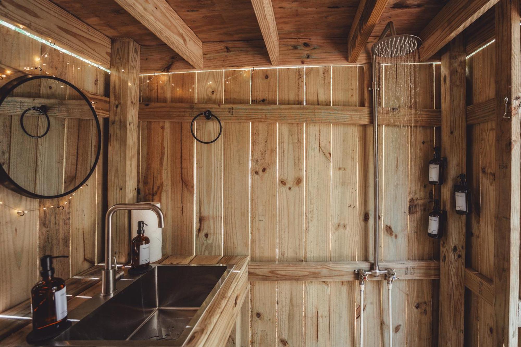 Ferienwohnung Blue Brambler Glamping A-Frame Rockbridge Exterior foto