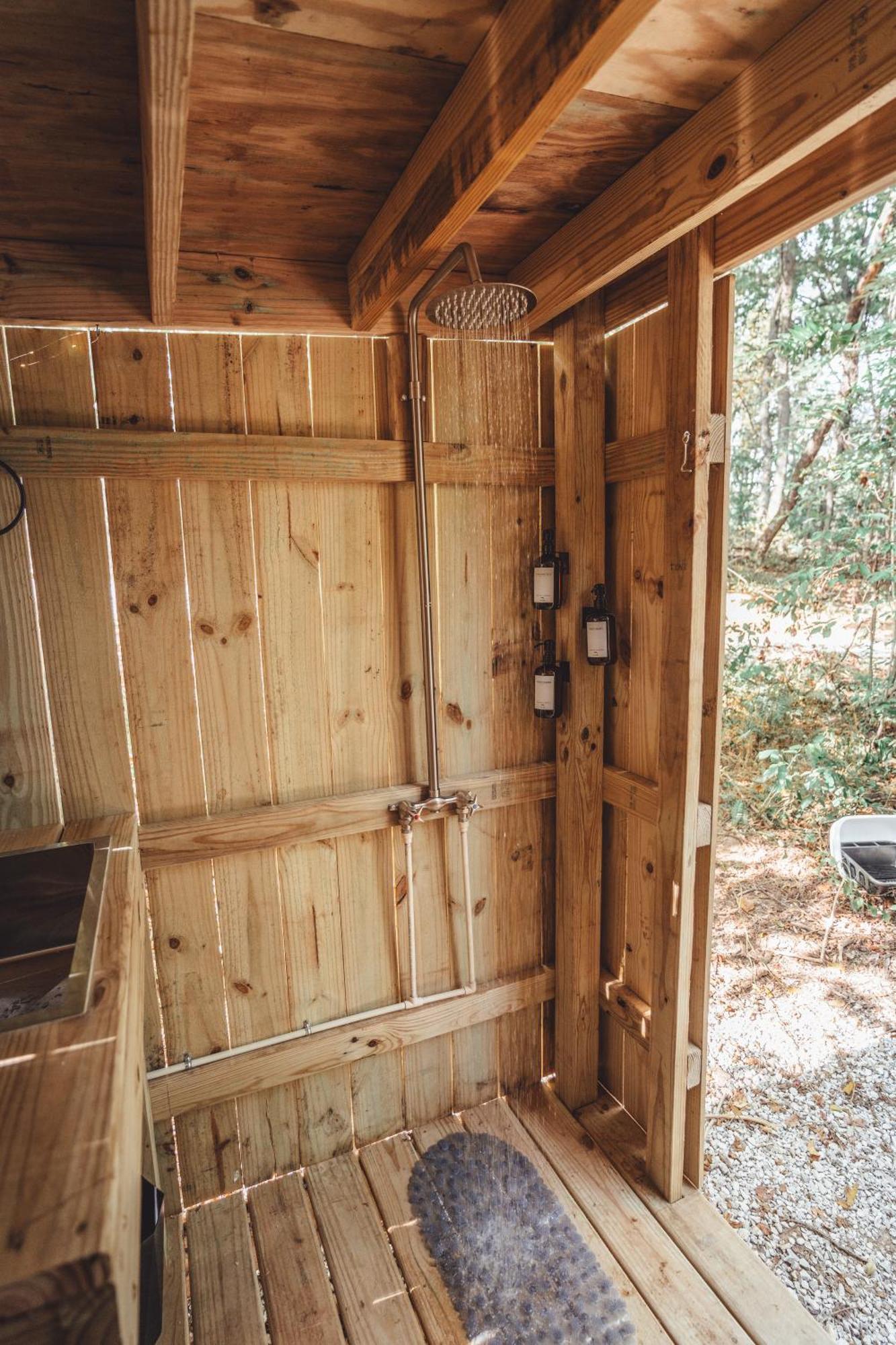Ferienwohnung Blue Brambler Glamping A-Frame Rockbridge Exterior foto