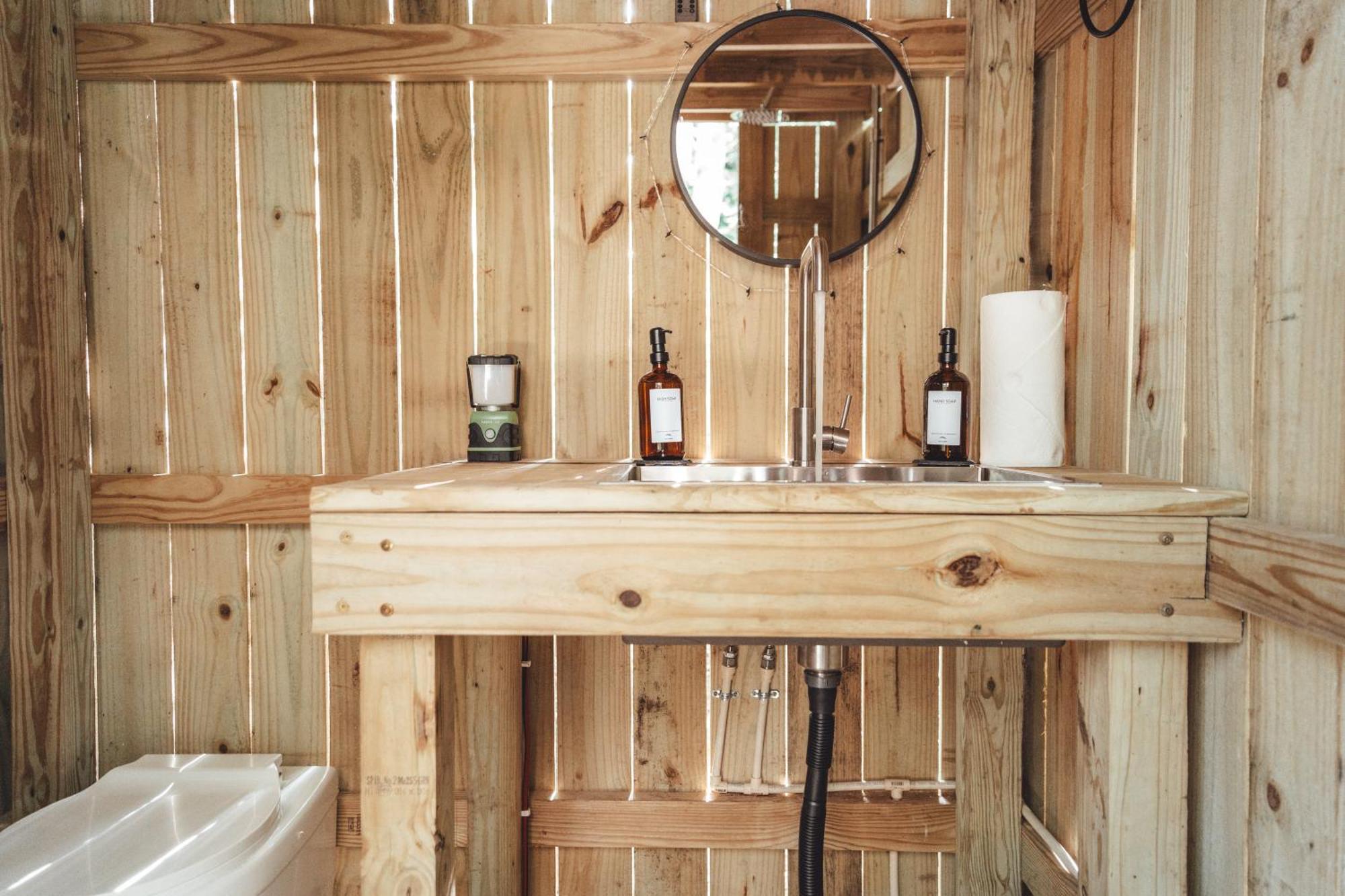Ferienwohnung Blue Brambler Glamping A-Frame Rockbridge Exterior foto